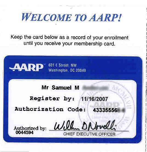 AARP Card